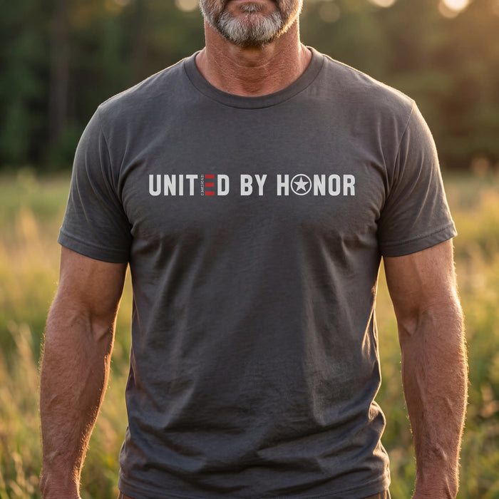 United by Honor — Patriotic Military Support T-Shirt