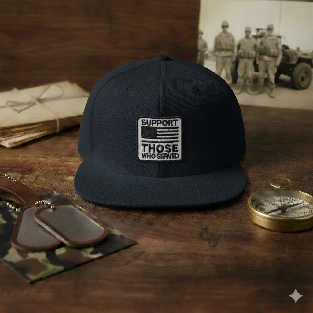Snapback Cap - Helps pair veterans with a service dog