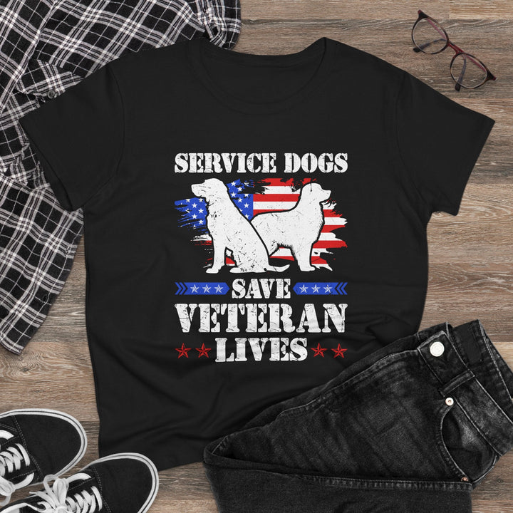 The Service Dogs Save Veterans Lives Tee