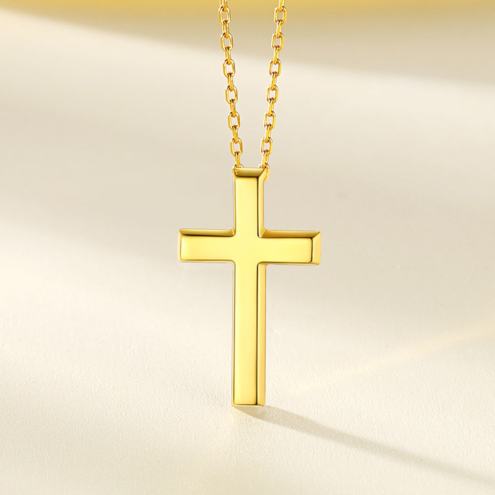 Dainty Cross Pendant Necklace for Women Mom, Christian Faith Pendant Necklace Gift