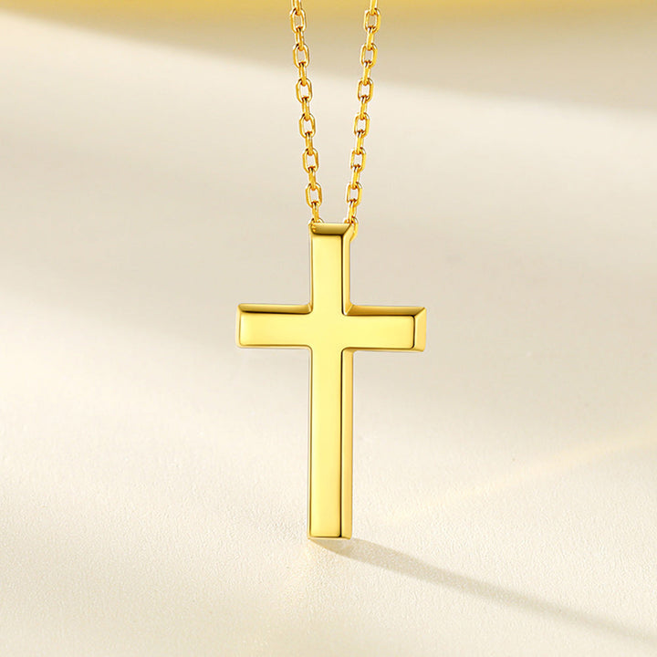 Dainty Cross Pendant Necklace for Women Mom, Christian Faith Pendant Necklace Gift