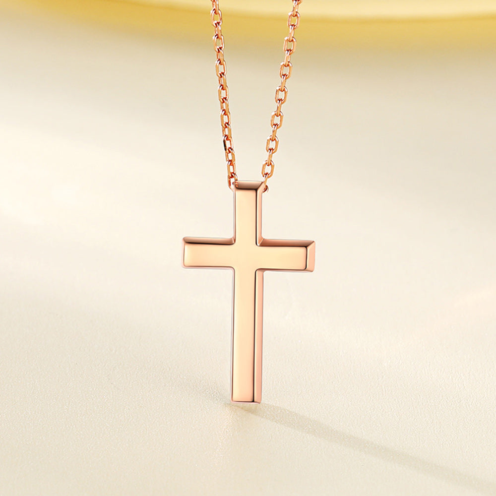 Dainty Cross Pendant Necklace for Women Mom, Christian Faith Pendant Necklace Gift