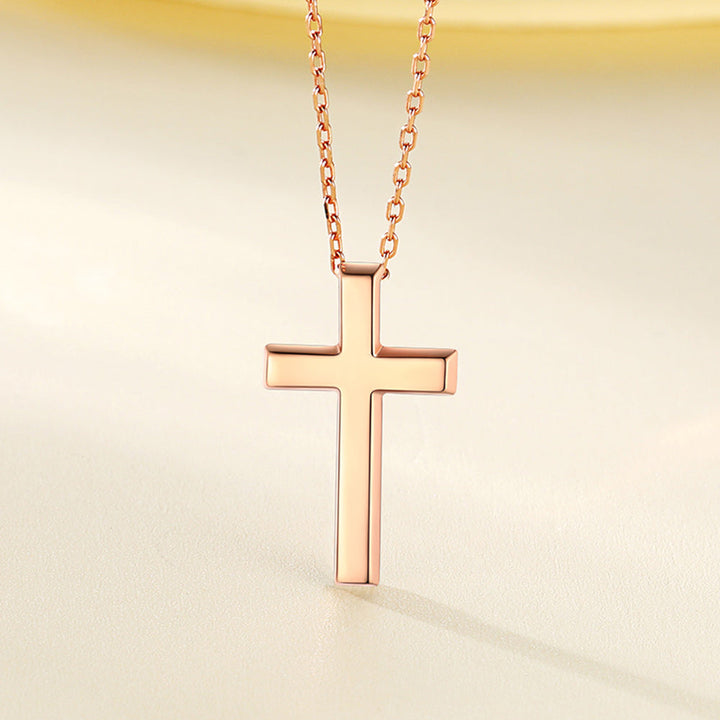 Dainty Cross Pendant Necklace for Women Mom, Christian Faith Pendant Necklace Gift