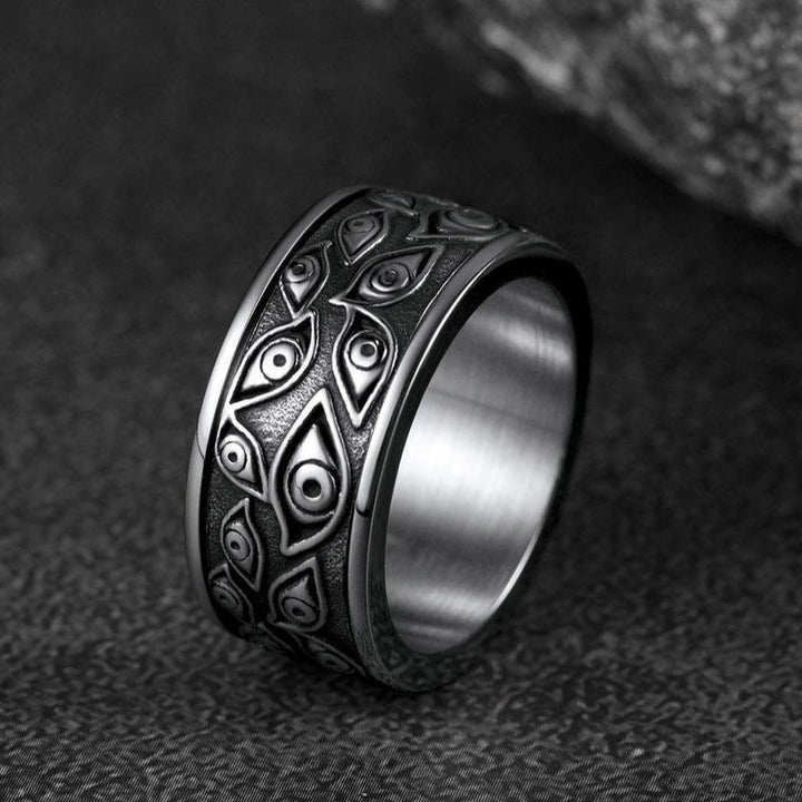 Evil Eye Ring Fidget Anxiety Ring For Men/Women