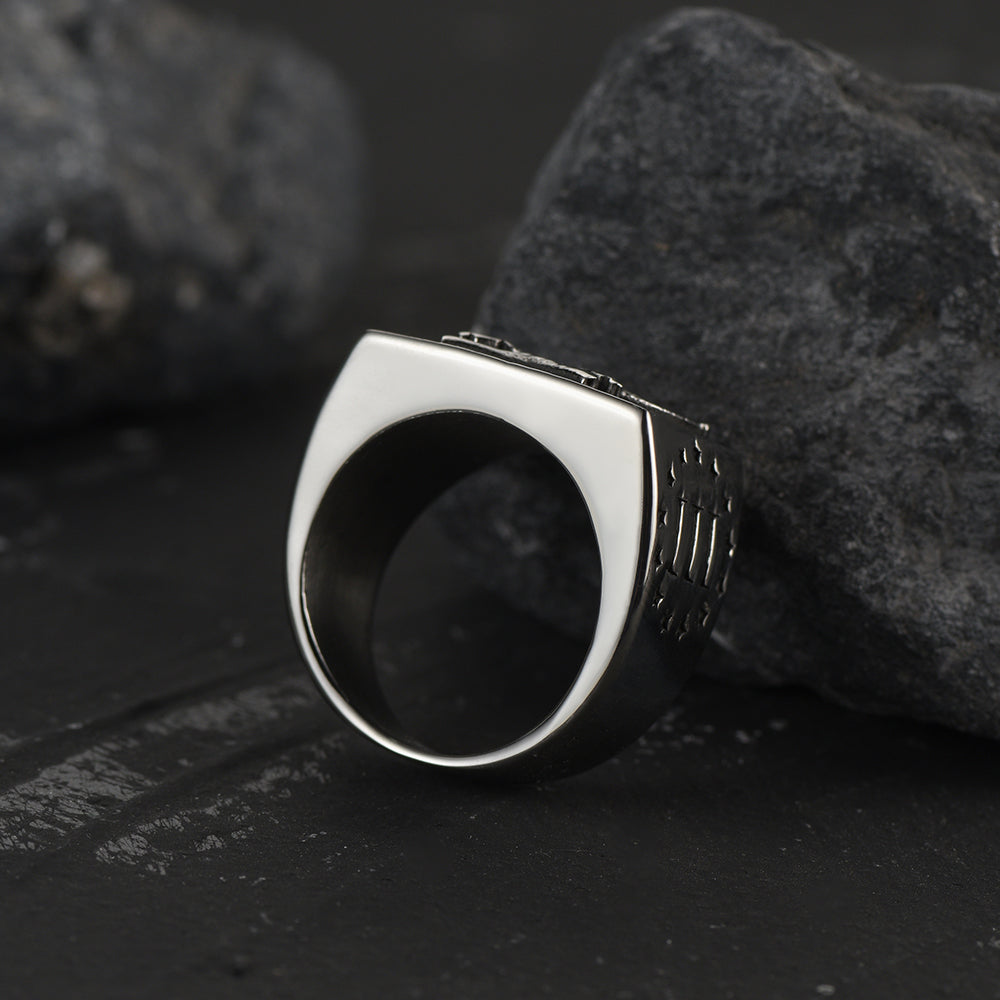 Vintage Independence Day 1776 Ring for Men
