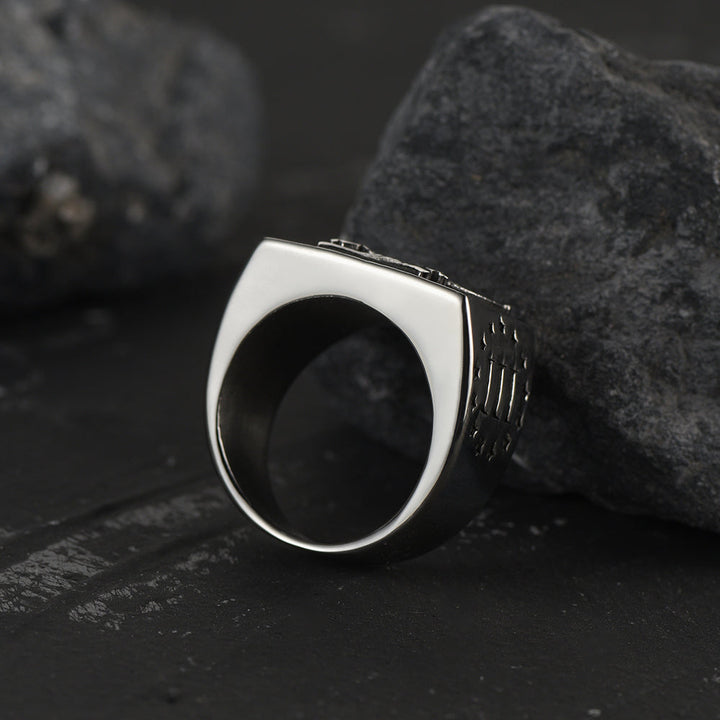 Vintage Independence Day 1776 Ring for Men