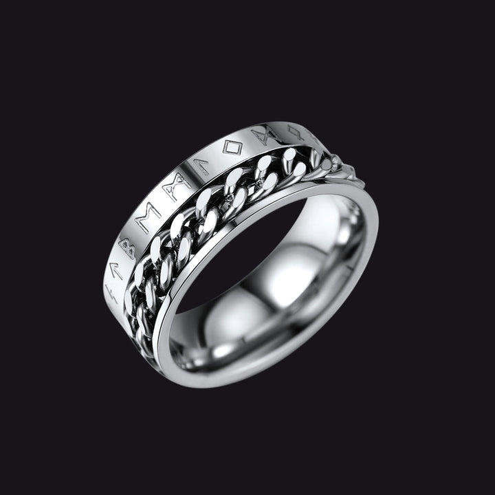 Viking Spinner Fidget Anxiety Ring for Men Women