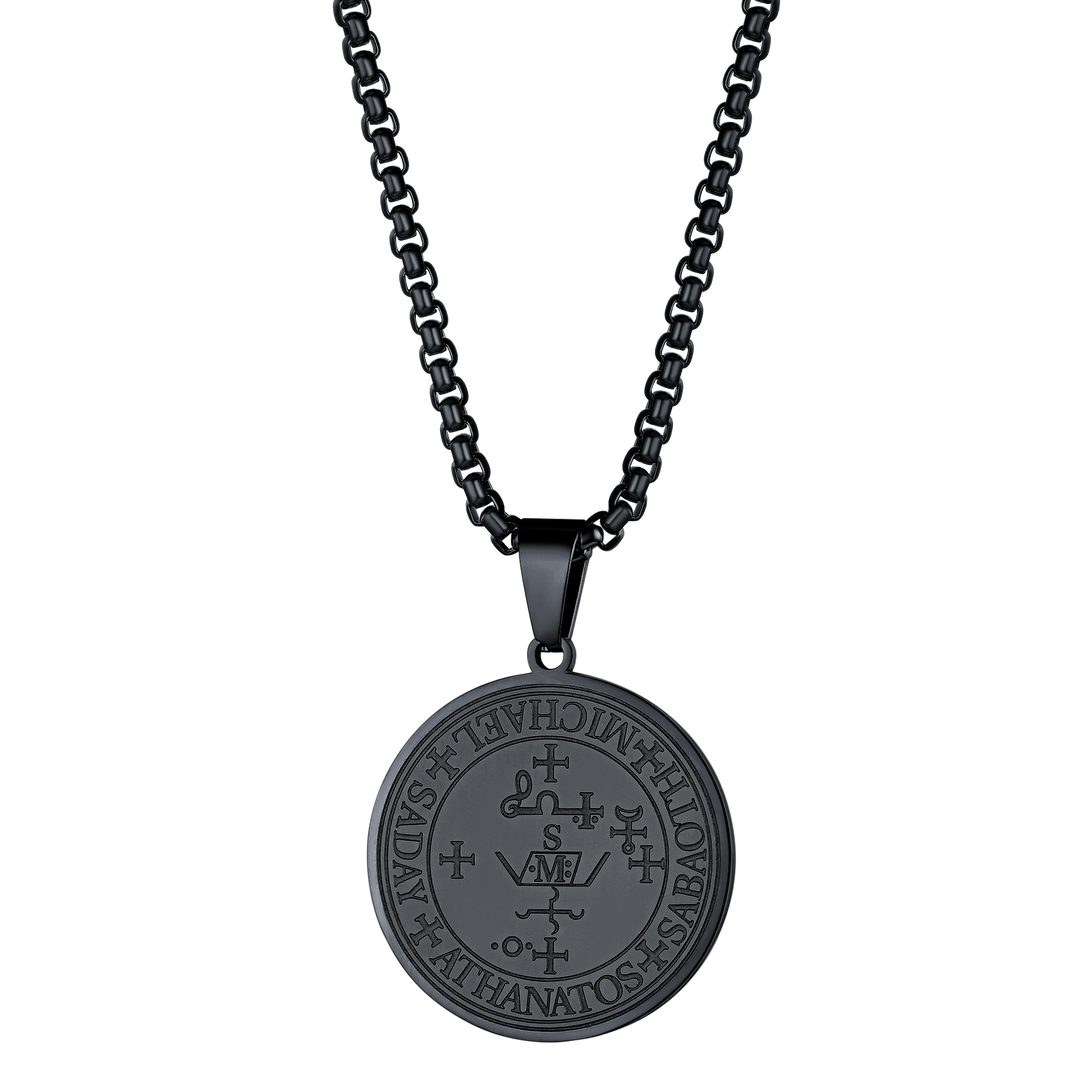 Sigil of Archangel Michael Talisman Necklace for Men