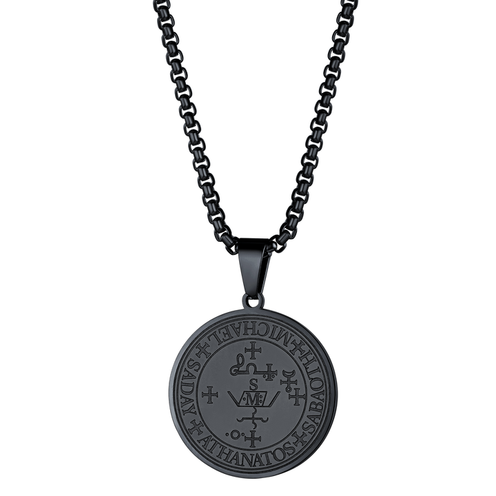 Sigil of Archangel Michael Talisman Necklace for Men