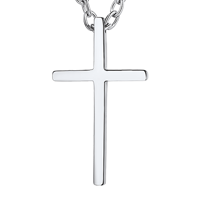 Classic Cross Necklace Christian Faith Pendant for Men Women