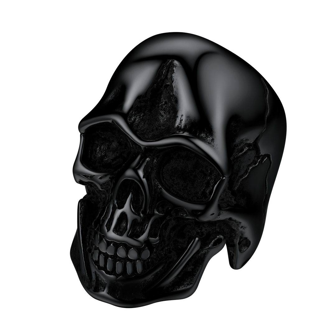 Gothic Biker Skull Stainless Steel Ring For Men