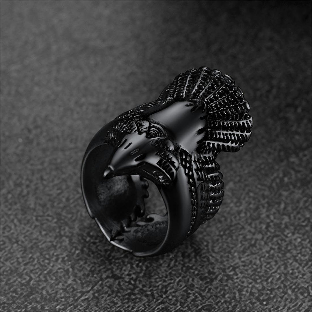 Vintage Retro Eagle Ring For Men Stainless Steel