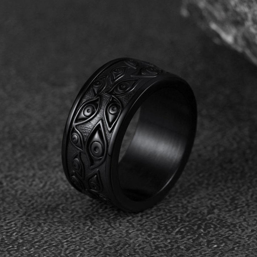 Evil Eye Ring Fidget Anxiety Ring For Men/Women