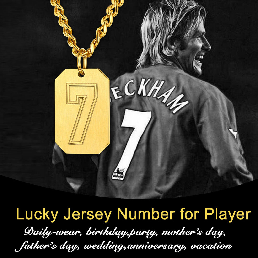 Custom Baseball Jersey Number Dog Tag Necklace for Men Team Swag Sport Boys