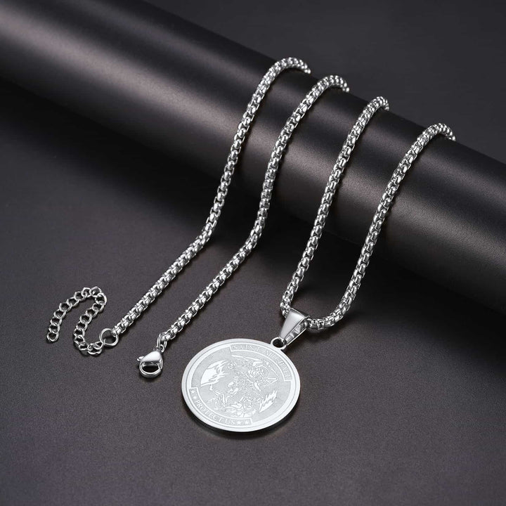 Catholic St. Michael Necklace Medal for Men