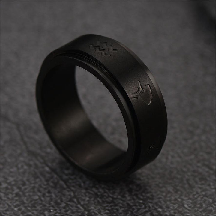 Egyptian Eye Of Horus Spinning Fidget Anxiety Ring