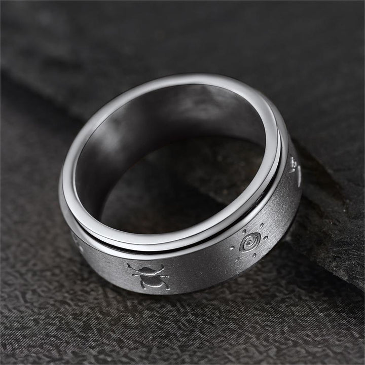Egyptian Eye Of Horus Spinning Fidget Anxiety Ring