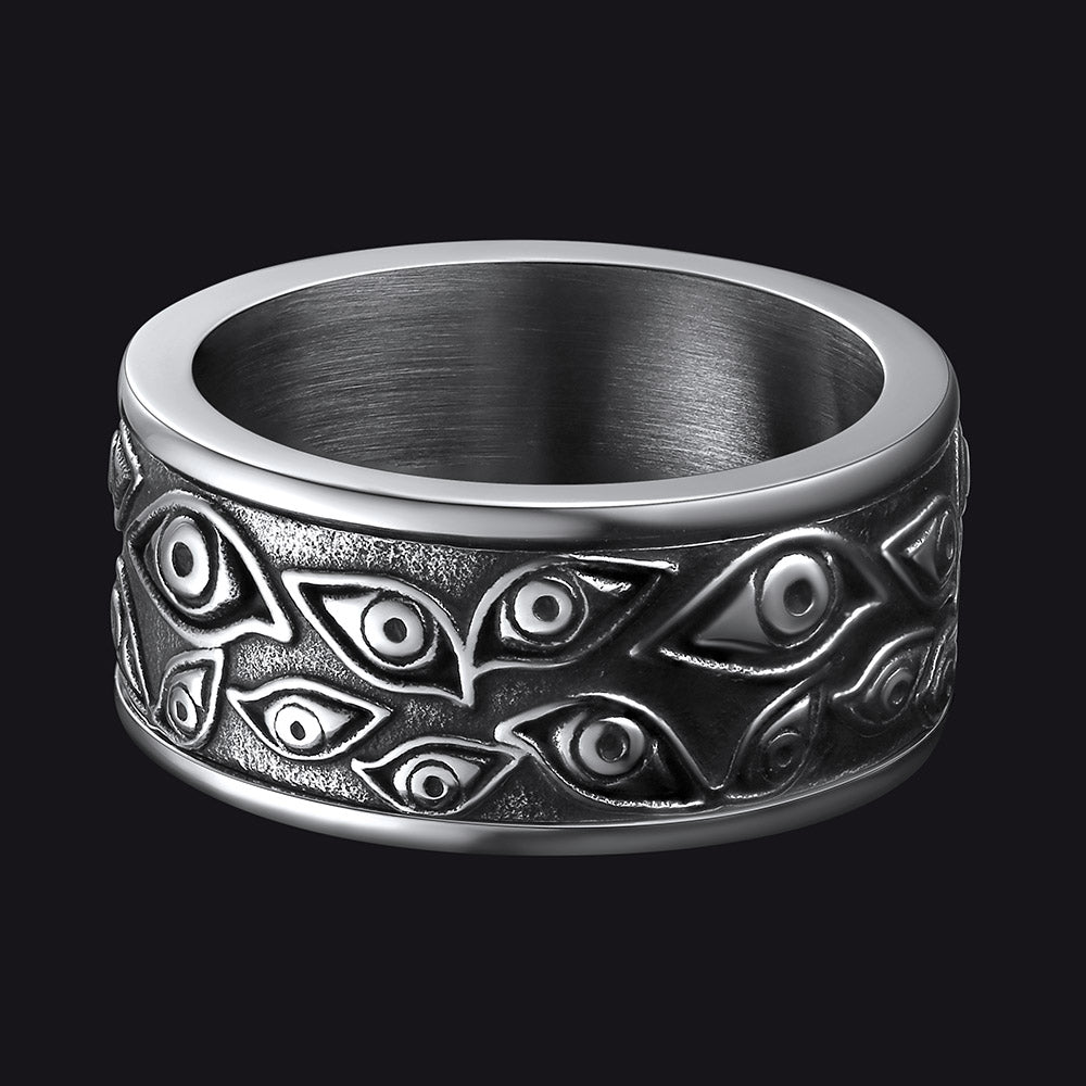 Evil Eye Ring Fidget Anxiety Ring For Men/Women