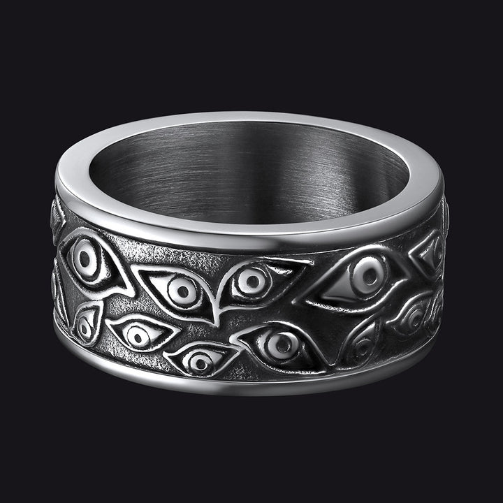 Evil Eye Ring Fidget Anxiety Ring For Men/Women