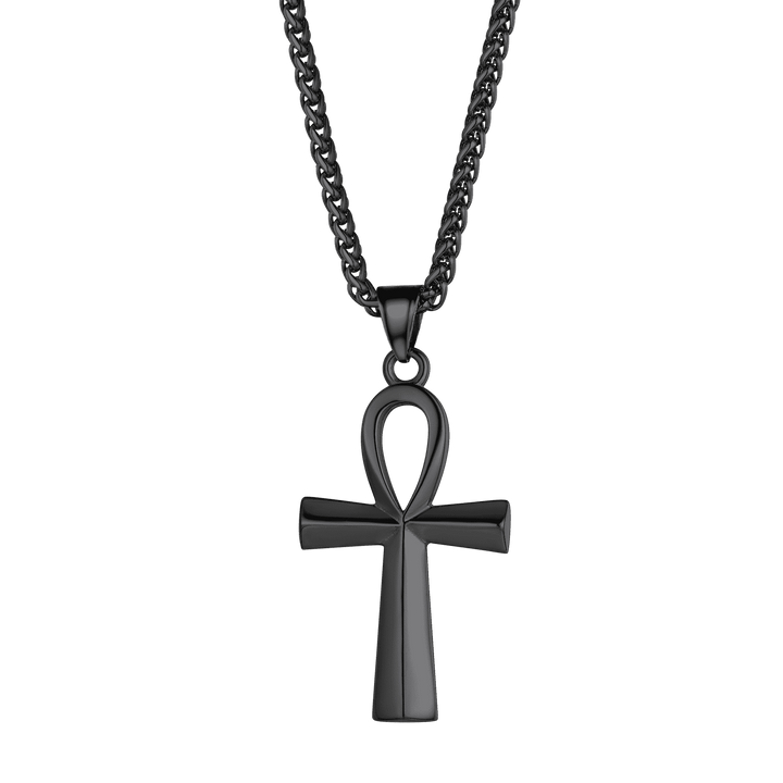 Egyptian Coptic Ankh Cross Pendant Necklace For Men Women
