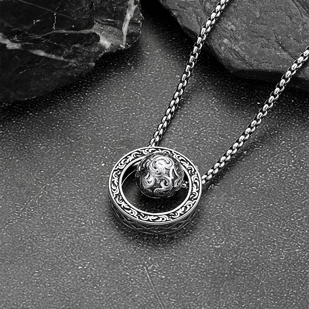 All-Seeing Eye Evil Eye Necklace Talisman Bead Protection Jewelry for Men