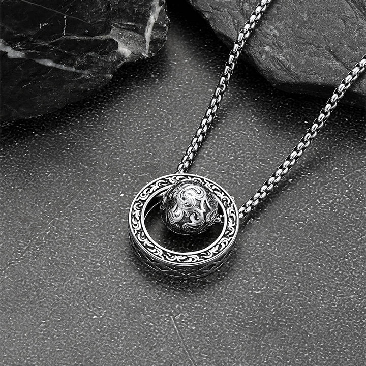 All-Seeing Eye Evil Eye Necklace Talisman Bead Protection Jewelry for Men