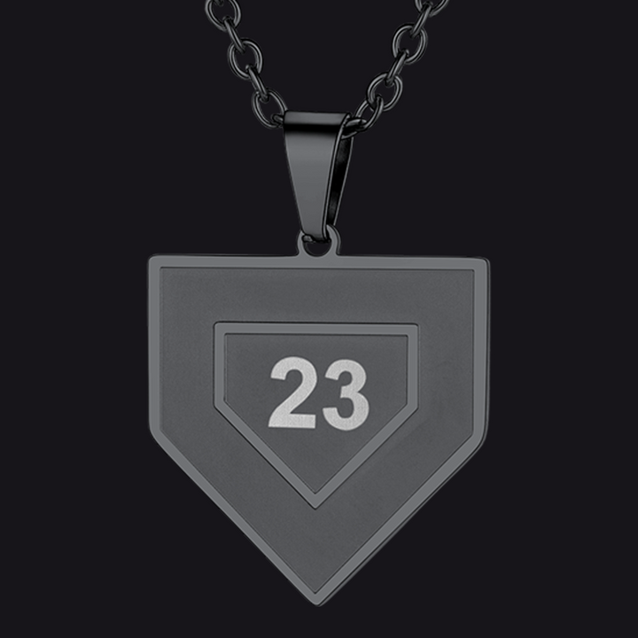 Custom Number Baseball Softball Necklace For Men Boys