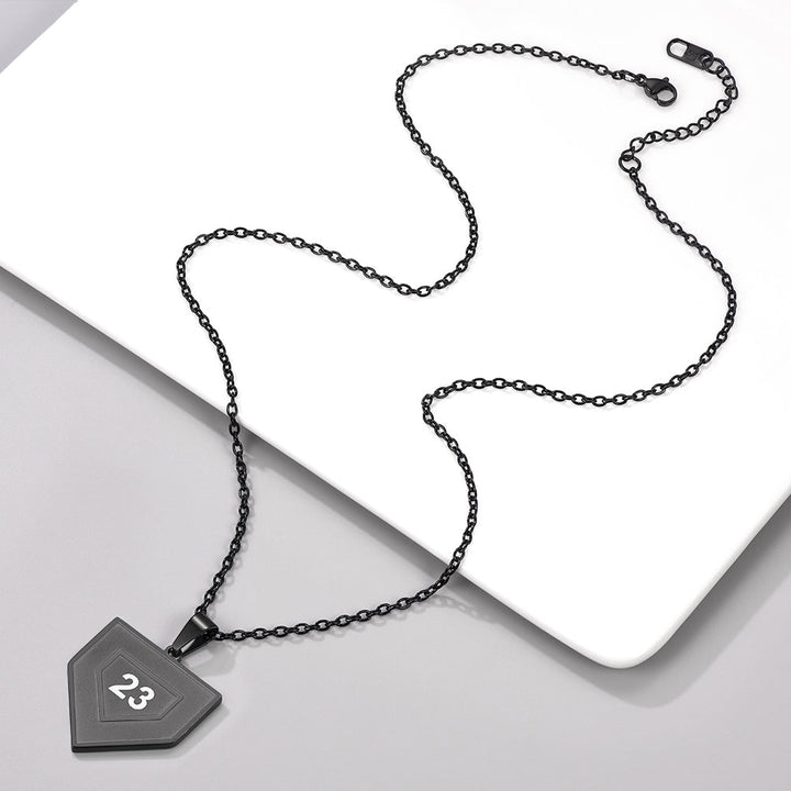 Custom Number Baseball Softball Necklace For Men Boys