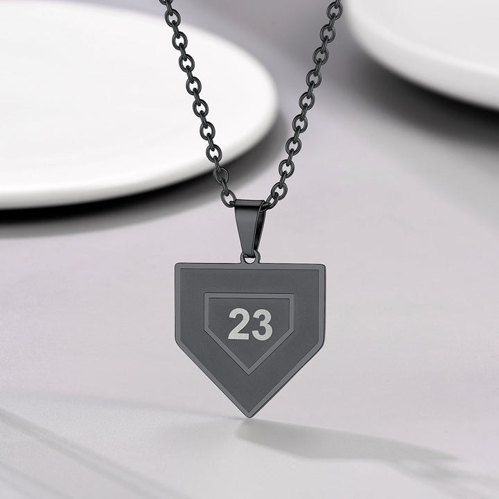 Custom Number Baseball Softball Necklace For Men Boys
