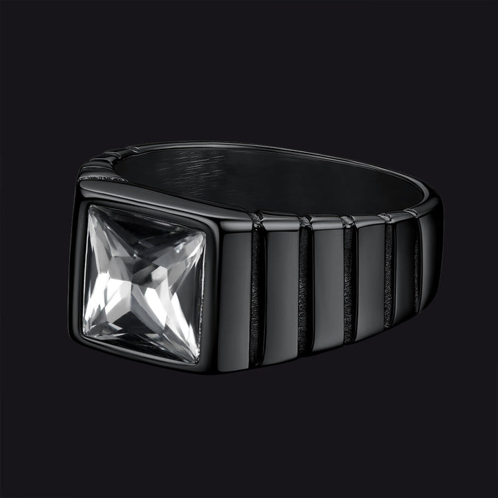 Birthstone Band Ring for Men