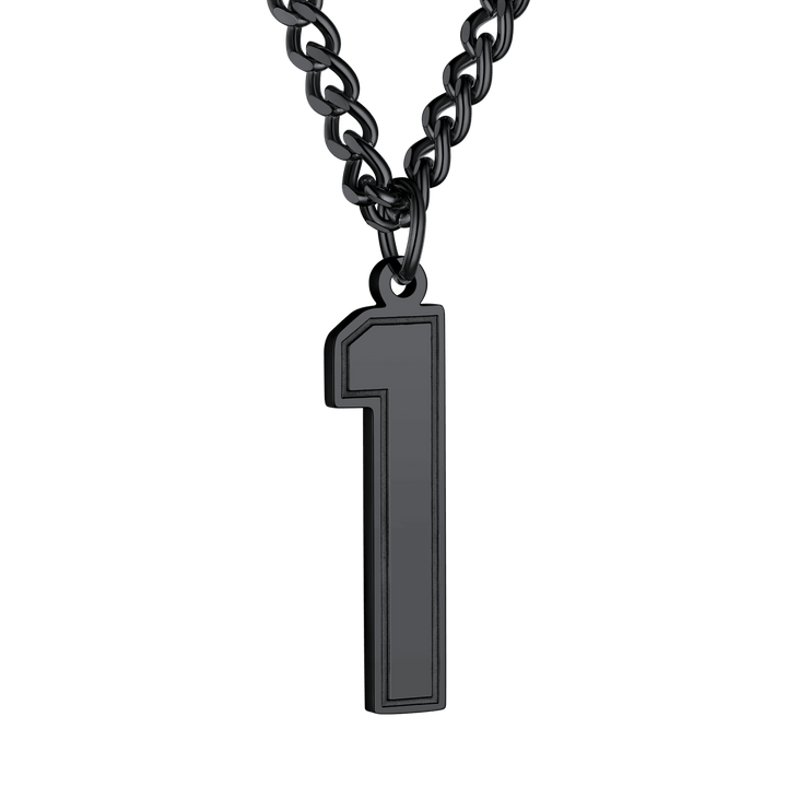 Personalized Sports Jersey Number Chain Necklace for Men Sport Fans