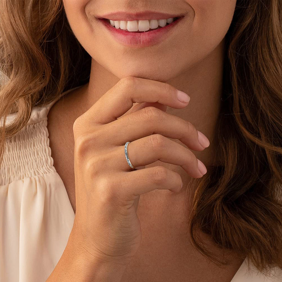 Sterling Silver Celtic Knot Ring for Women