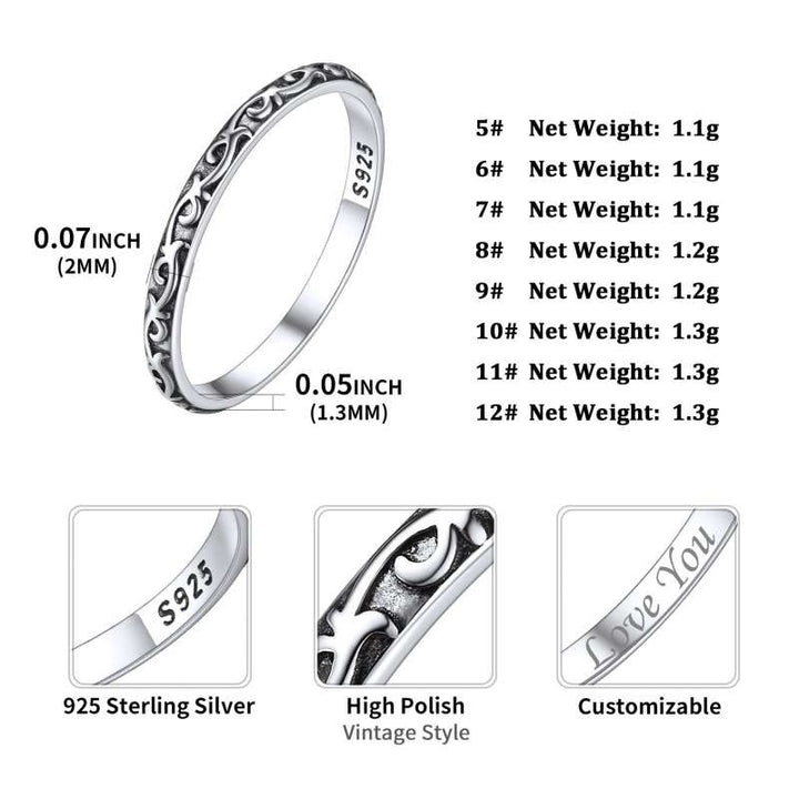 Sterling Silver Celtic Knot Ring for Women
