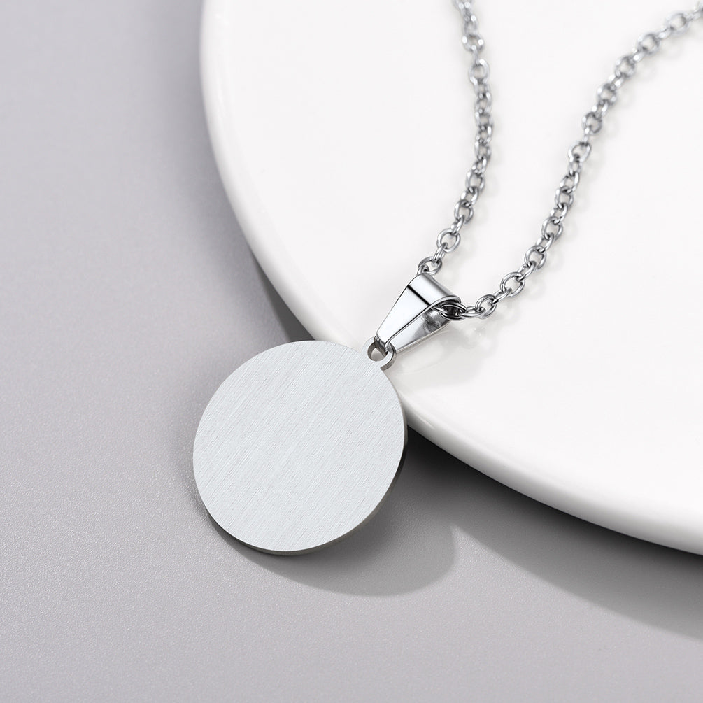 Custom Number Baseball Disc Necklace Sport Chain for Men