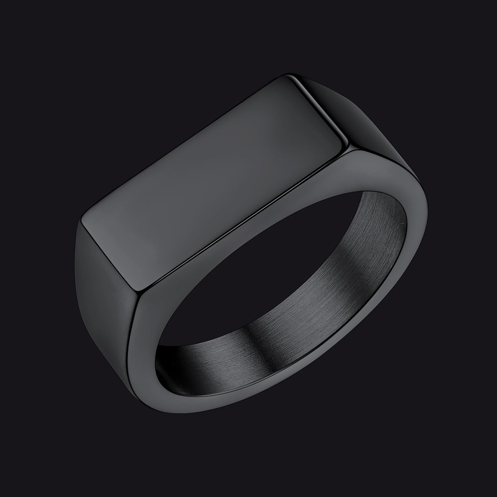 Customized Minimalist Band Ring for Men