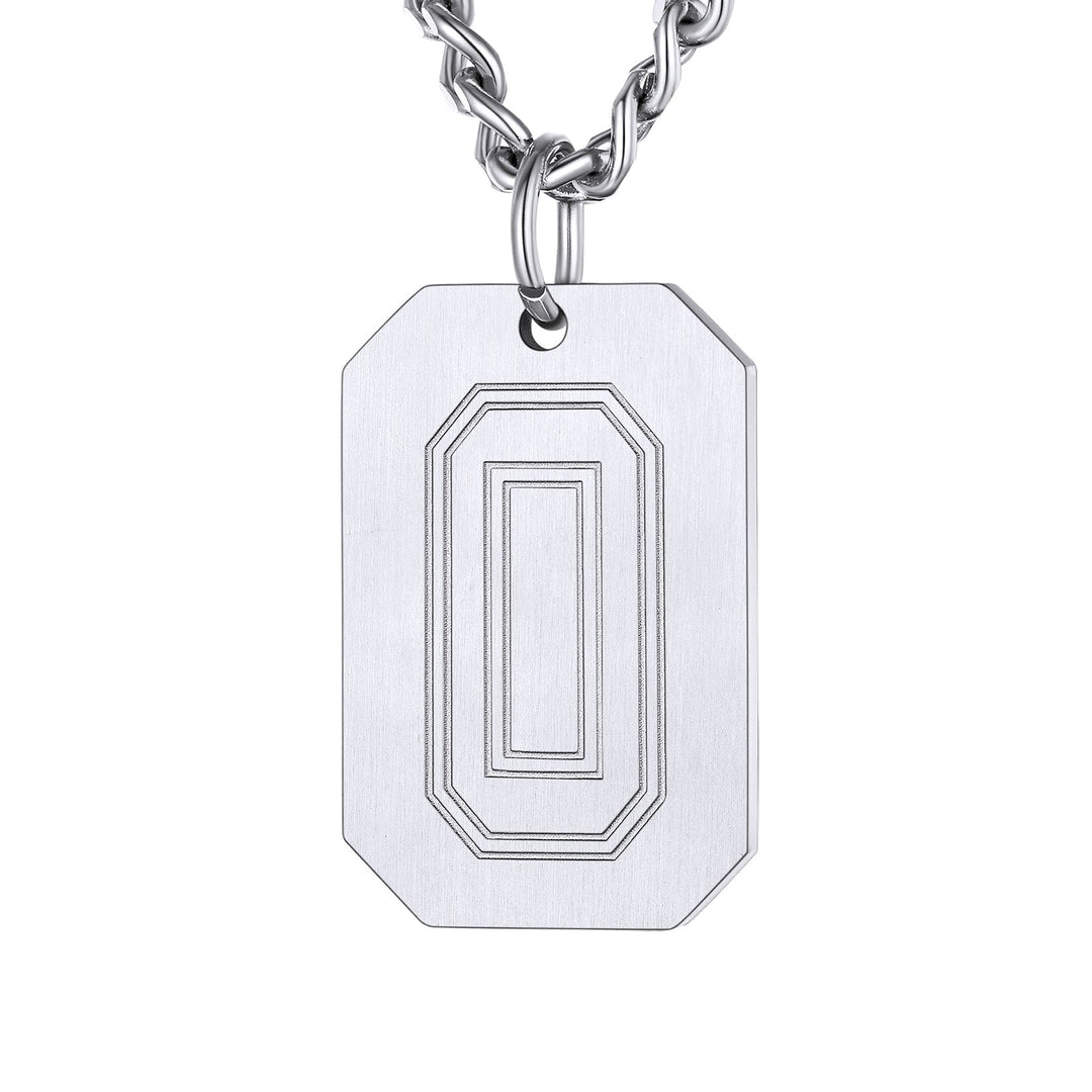 Custom Baseball Jersey Number Dog Tag Necklace for Men Team Swag Sport Boys