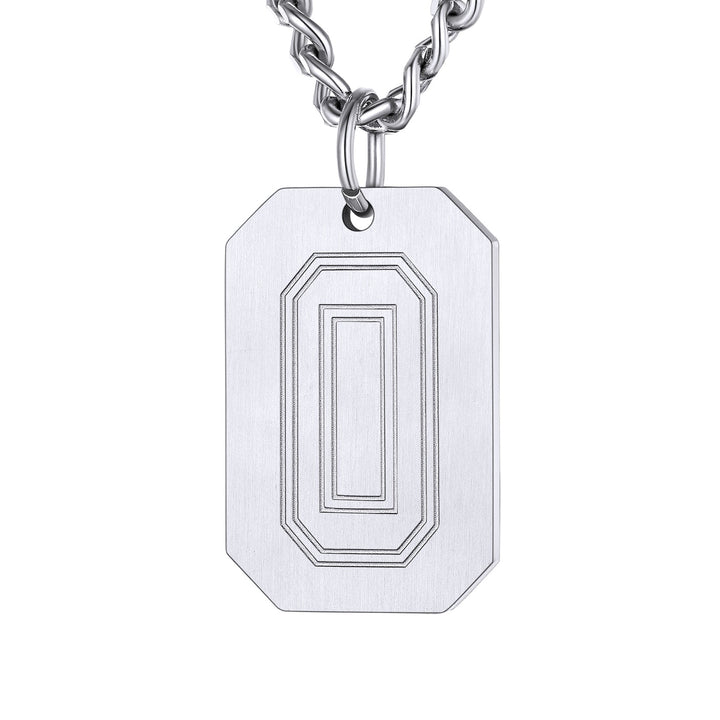 Custom Baseball Jersey Number Dog Tag Necklace for Men Team Swag Sport Boys