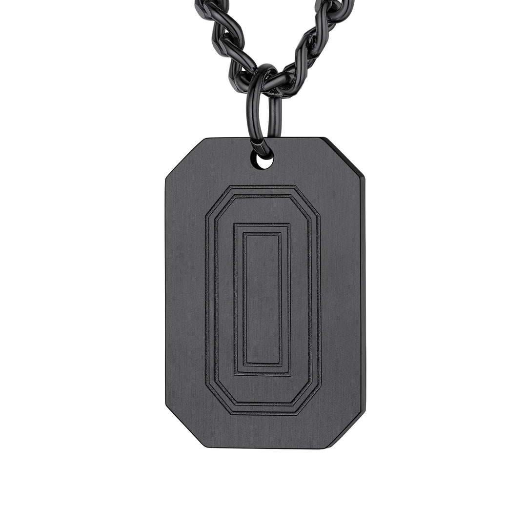 Custom Baseball Jersey Number Dog Tag Necklace for Men Team Swag Sport Boys