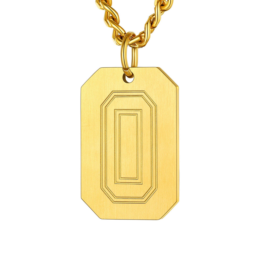 Custom Baseball Jersey Number Dog Tag Necklace for Men Team Swag Sport Boys