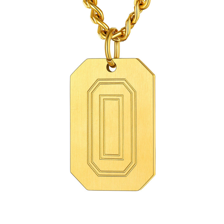 Custom Baseball Jersey Number Dog Tag Necklace for Men Team Swag Sport Boys