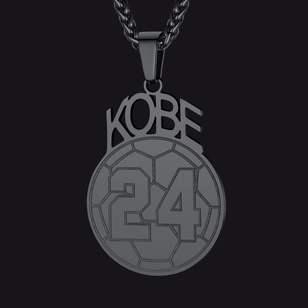 Custom Sports Necklace Name Tag with Jersey Number for Fans Athlete
