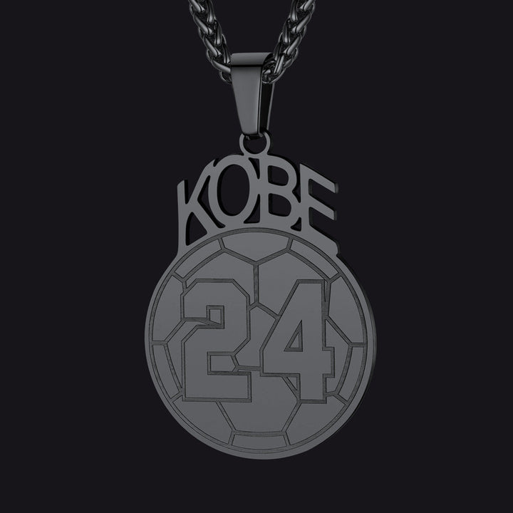 Custom Sports Necklace Name Tag with Jersey Number for Fans Athlete