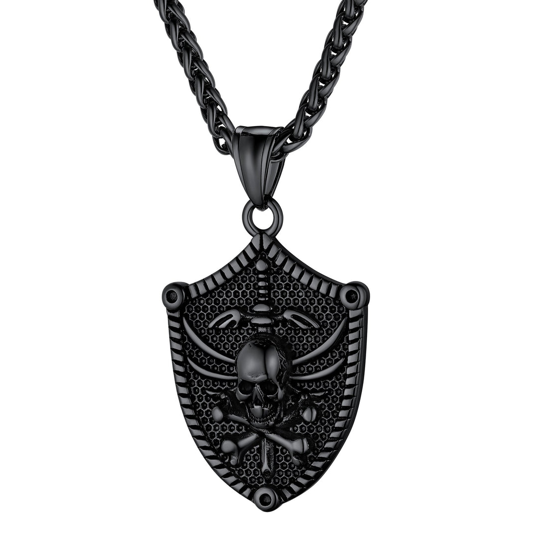 Flash Sale Viking Norse Runes Skull Necklaces for Men and Boys