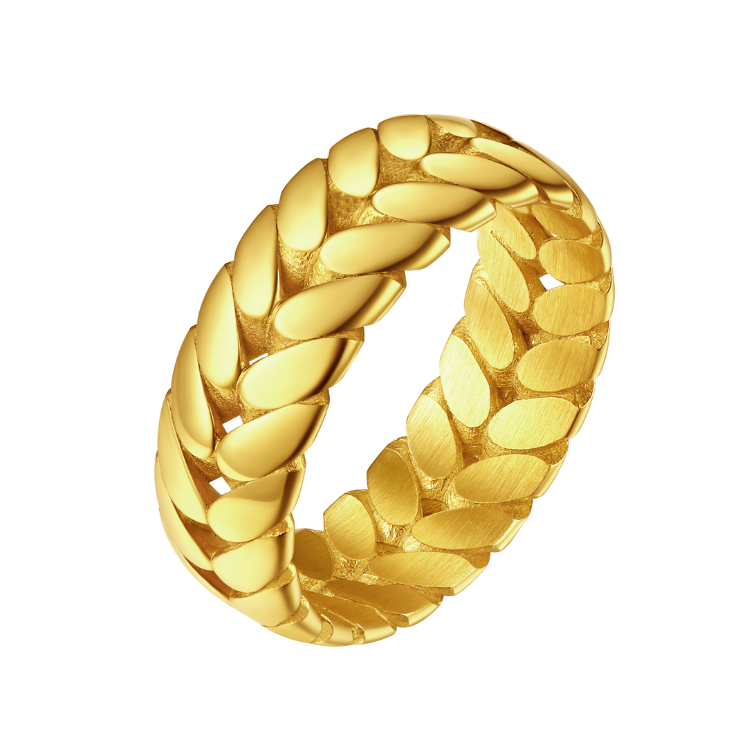 Flash Sale Dainty Wheat Thumb Band Ring for Men