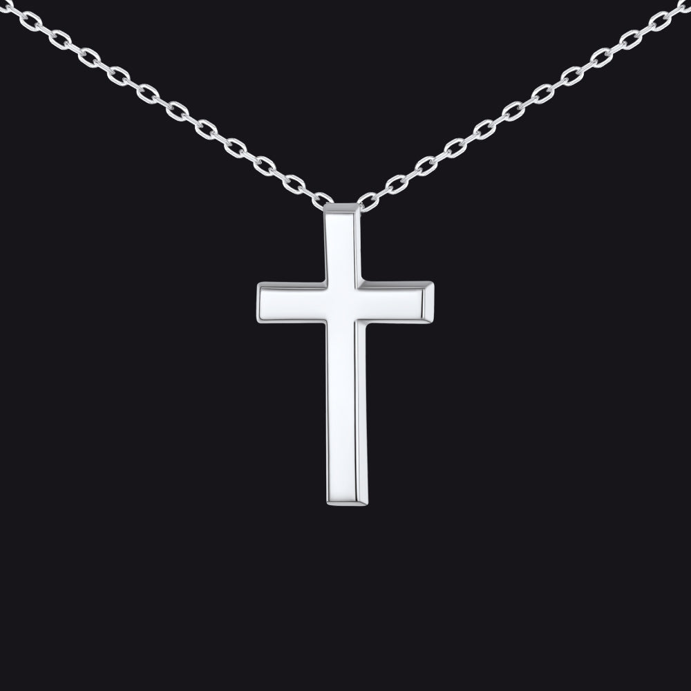 Dainty Cross Pendant Necklace for Women Mom, Christian Faith Pendant Necklace Gift