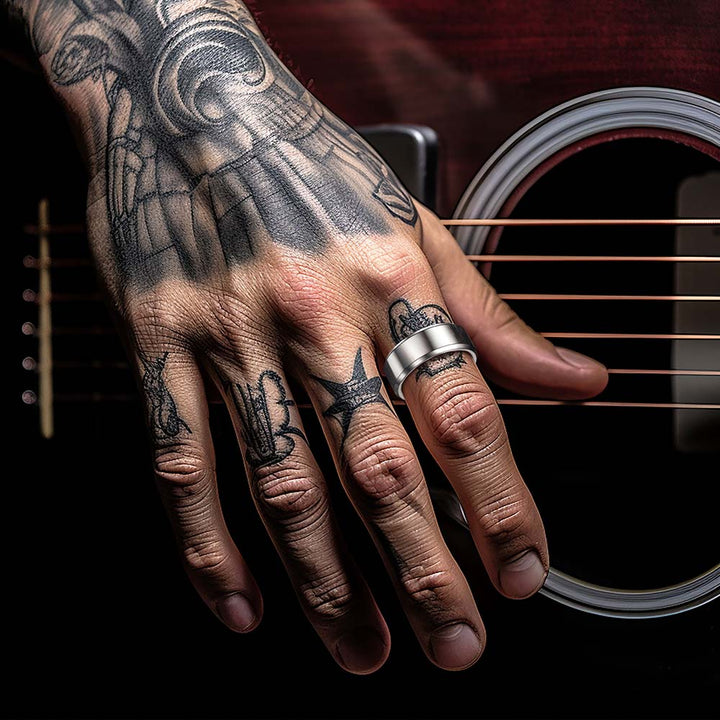 Beveled Edge Basic Wedding Tungsten Carbide Band Ring for Men