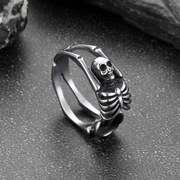 Gothic Cool Skull Rings Halloween Jewelry for Men