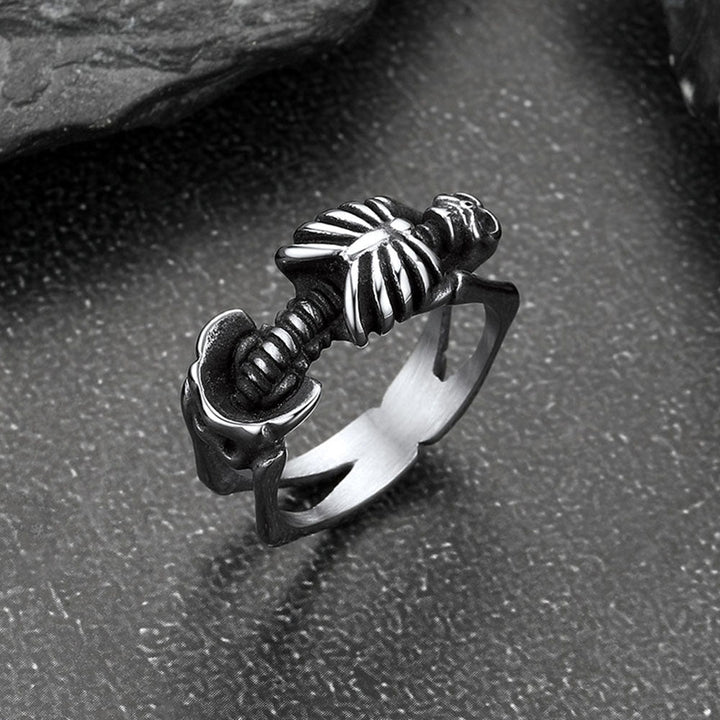 Gothic Cool Skull Rings Halloween Jewelry for Men