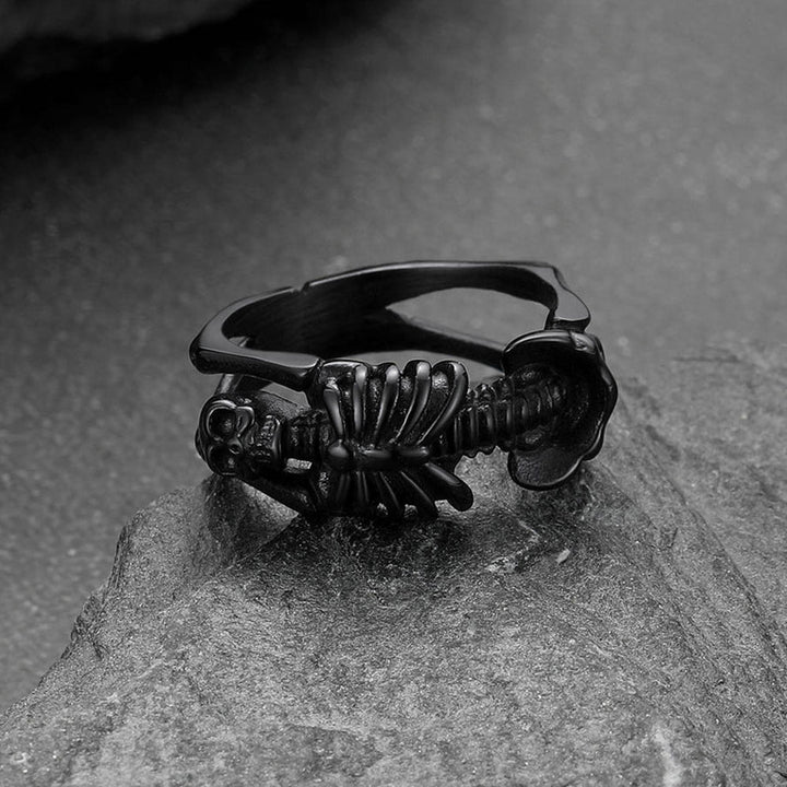Gothic Cool Skull Rings Halloween Jewelry for Men