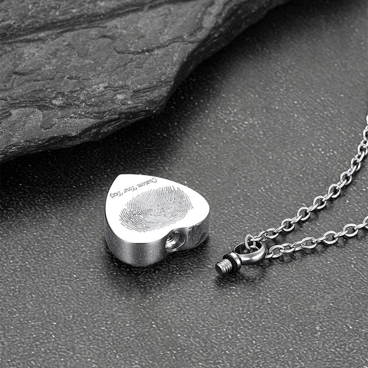 Custom Heart Urn Picture Pendant Necklaces for Ashes